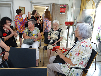 Bild: Kunstdruck Erich Kraft, Begegung in Gelb II