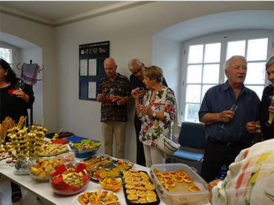 Bild: Kunstdruck Erich Kraft, Begegung in Gelb II