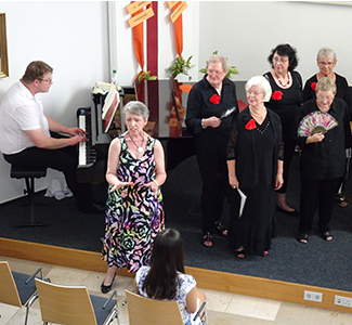 Bild: Kunstdruck Erich Kraft, Begegung in Gelb II