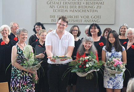 Bild: Kunstdruck Erich Kraft, Begegung in Gelb II