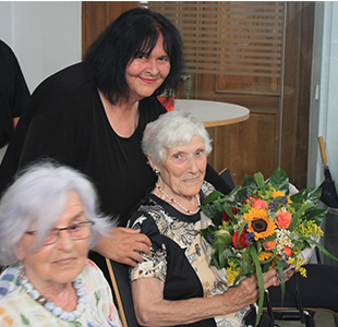 Bild: Kunstdruck Erich Kraft, Begegung in Gelb II