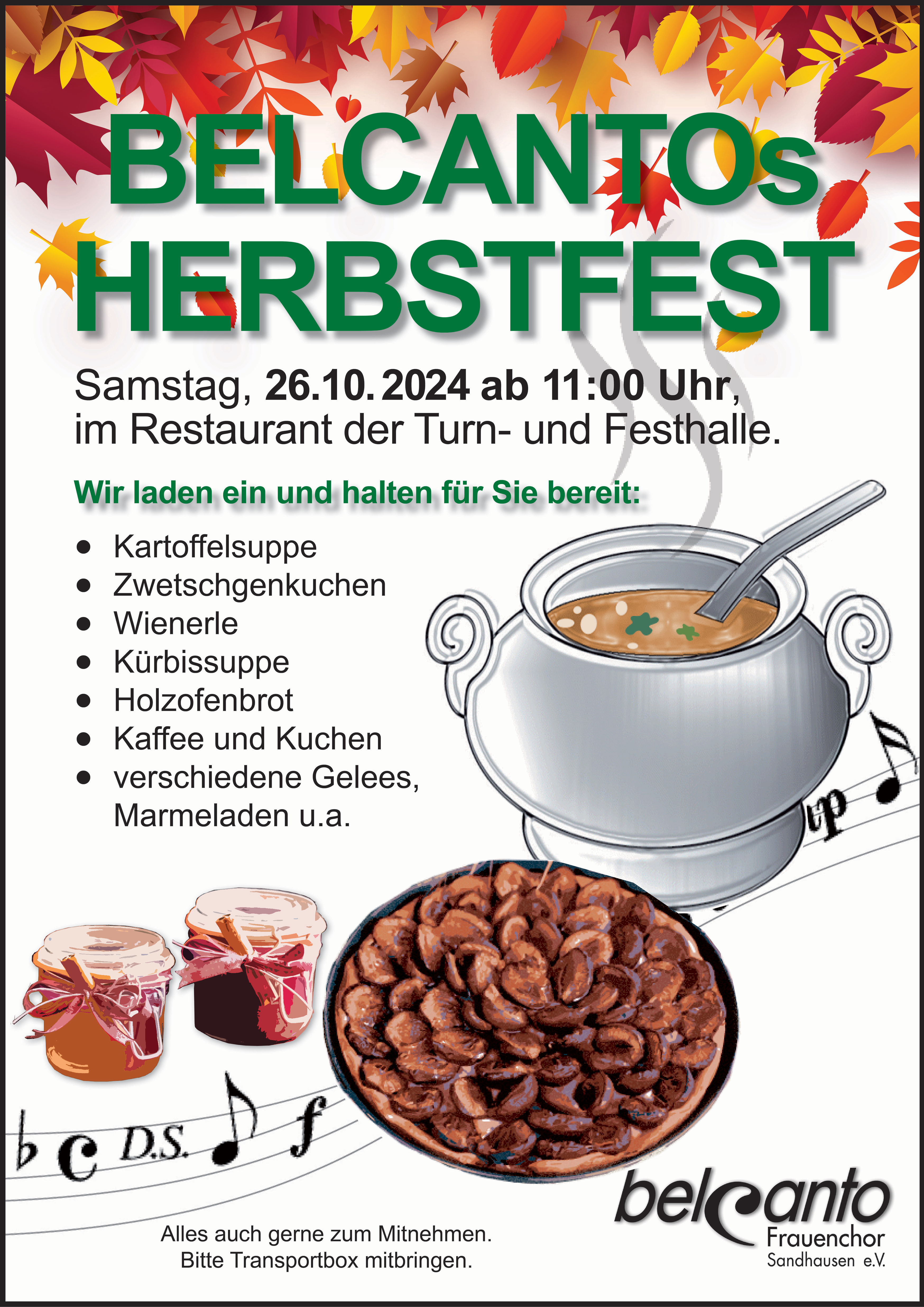 Herbstfest brim Belcanto Sandhausen